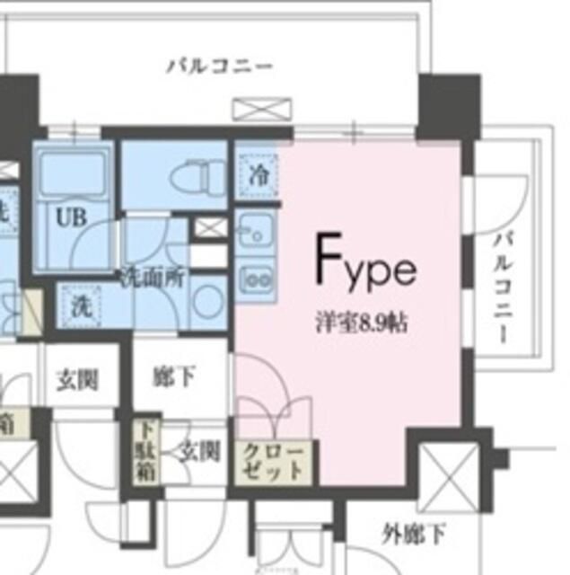 ガレリア東新宿の間取り