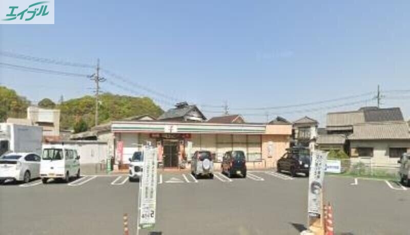 コンビニ　セブンイレブン岡山植松店（コンビニ）まで510m