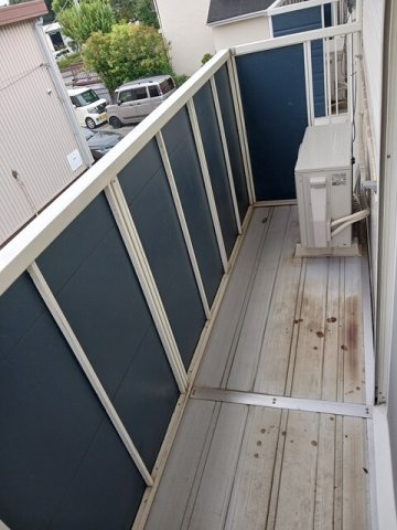 バルコニー　陽当たり良好なバルコニーです