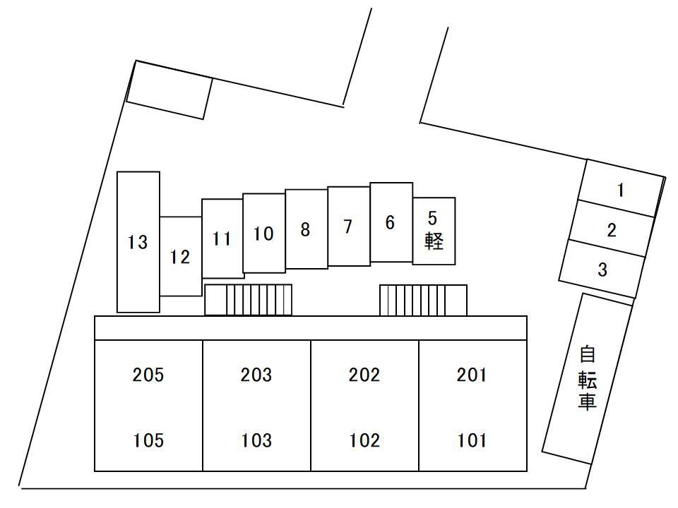 その他　駐車場配置図