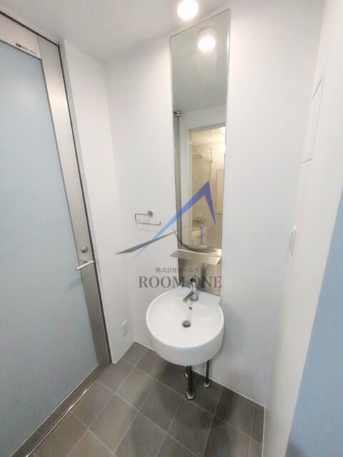 洗面設備　洗面台です。