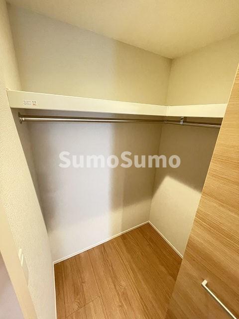 収納　たっぷりとした収納スペースです