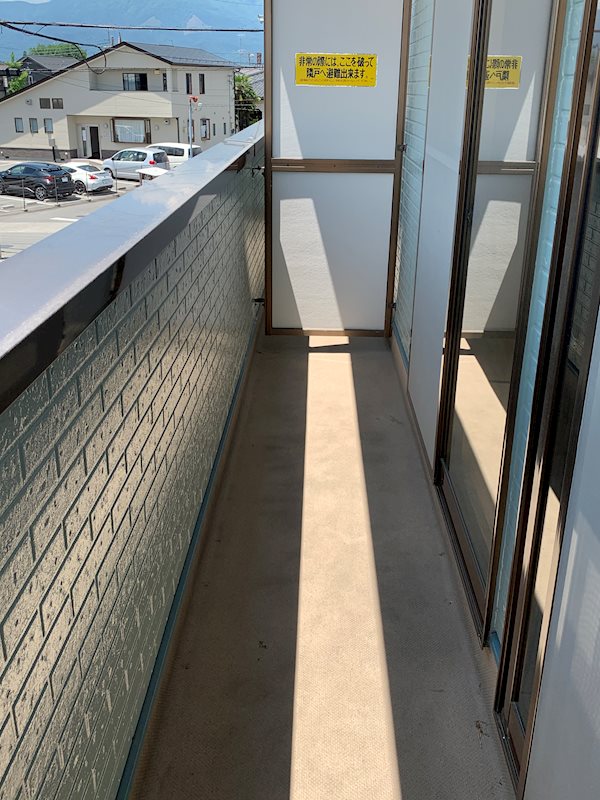 バルコニー　モデルルーム