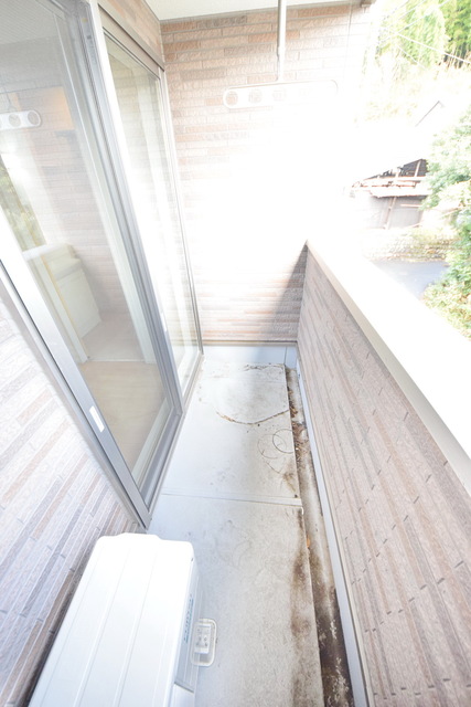 バルコニー　～今日は朝からお洗濯～