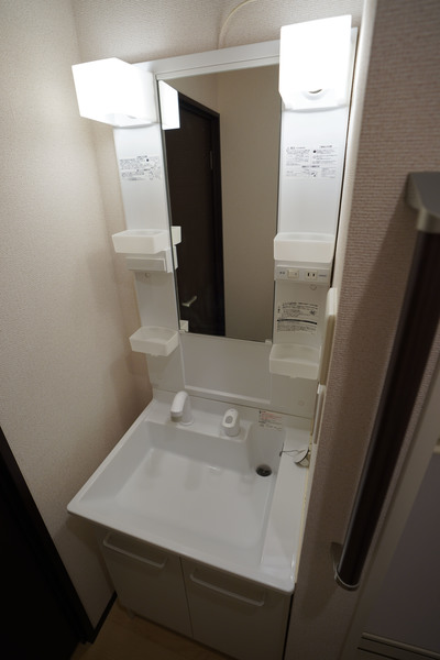 洗面設備　同じ間取りのお部屋