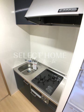 キッチン　コンパクトなキッチンで掃除もラクラク