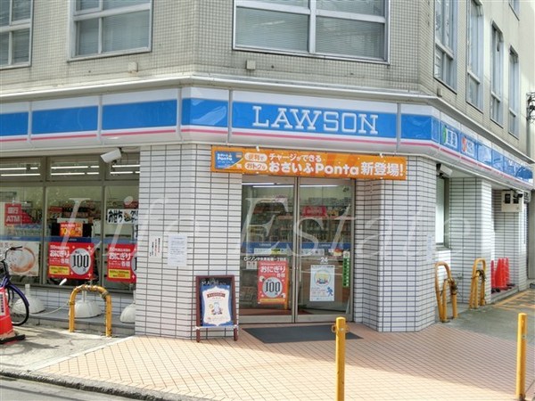 コンビニ　ローソン中央南船場1丁目店（コンビニ）まで80m