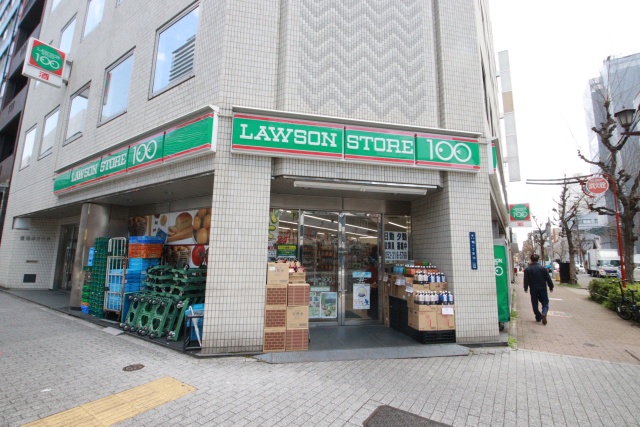 コンビニ　ローソンストア100 栄三蔵通店（コンビニ）まで73m