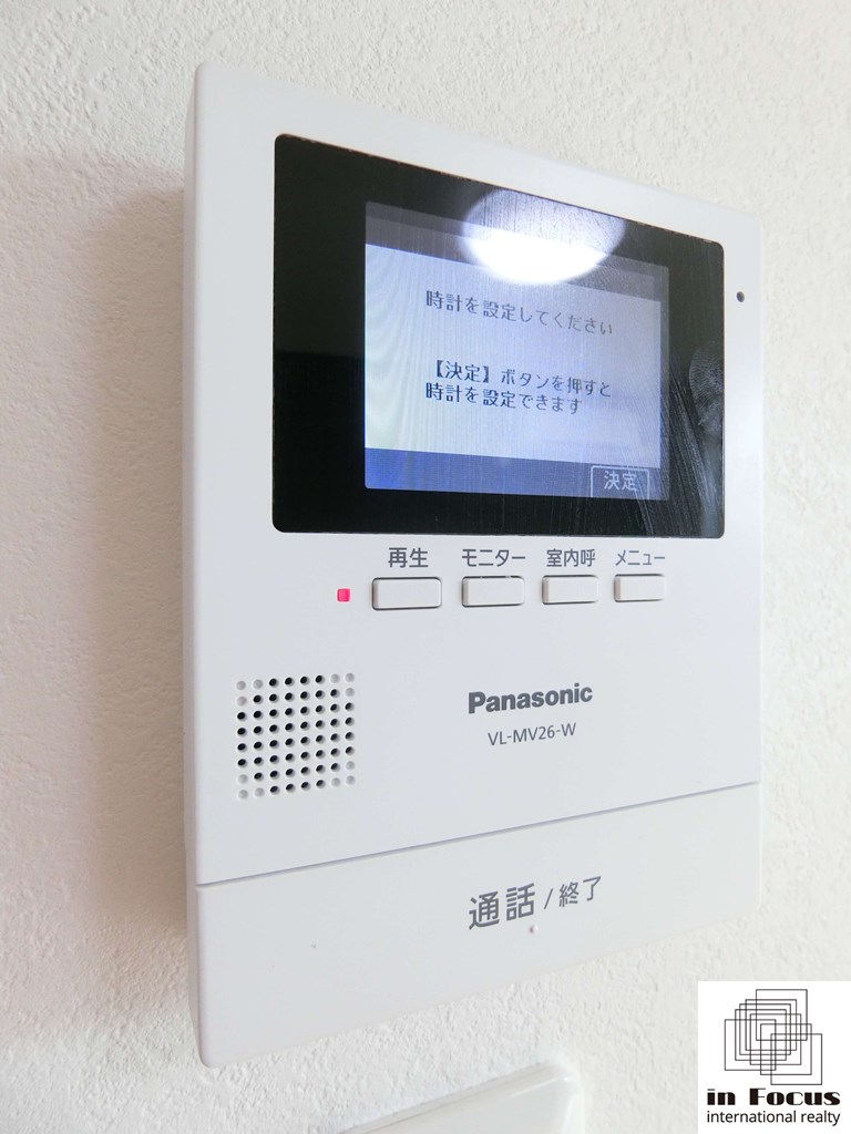 セキュリティ　来客の顔が見える安心のTVモニターホン