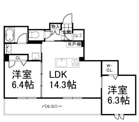ShaMaisonFeliciaの間取り写真