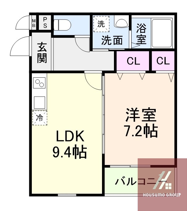 フジパレス今川I番館の間取り写真