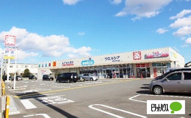 ドラックストア　ウエルシア伊勢崎赤堀店（ドラッグストア）まで815m