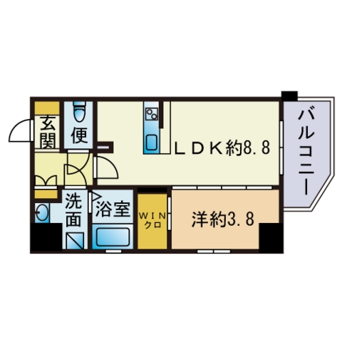 Trail大濠の間取り写真