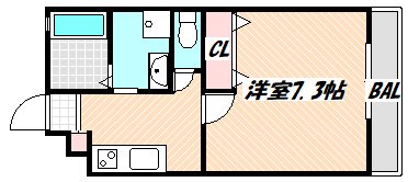 東京メトロ東西線 原木中山駅 徒歩9分 3階建 築2年の間取り写真