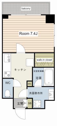アダージョ三軒茶屋の間取り写真