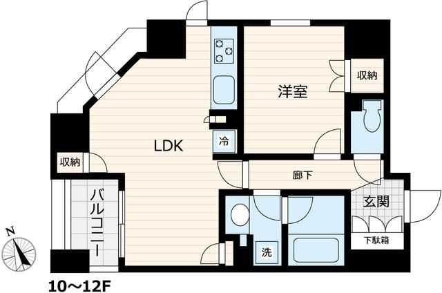 VORT銀座residenceIIの間取り写真