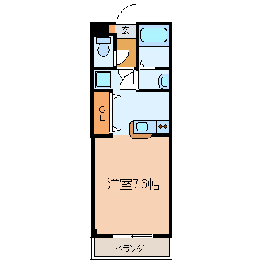イーストヒルズの間取り写真