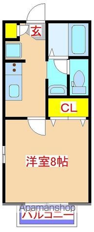 ＪＲ日豊本線 錦江駅 徒歩14分 2階建 築23年の間取り写真