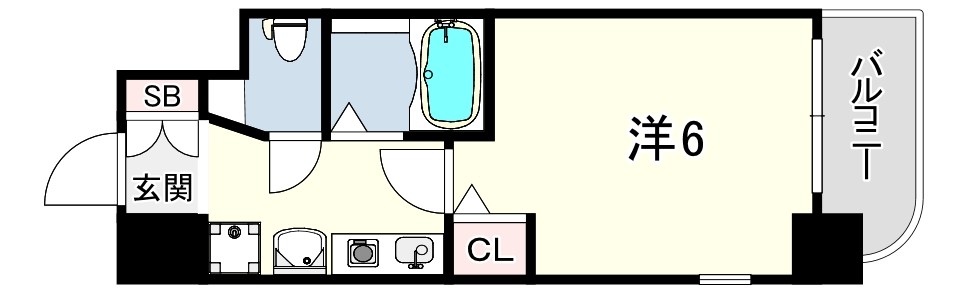 エステムコート神戸・三宮山手センティールの間取り写真