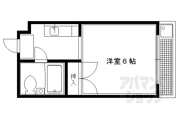 ComfyCourt京都洛北の間取り写真