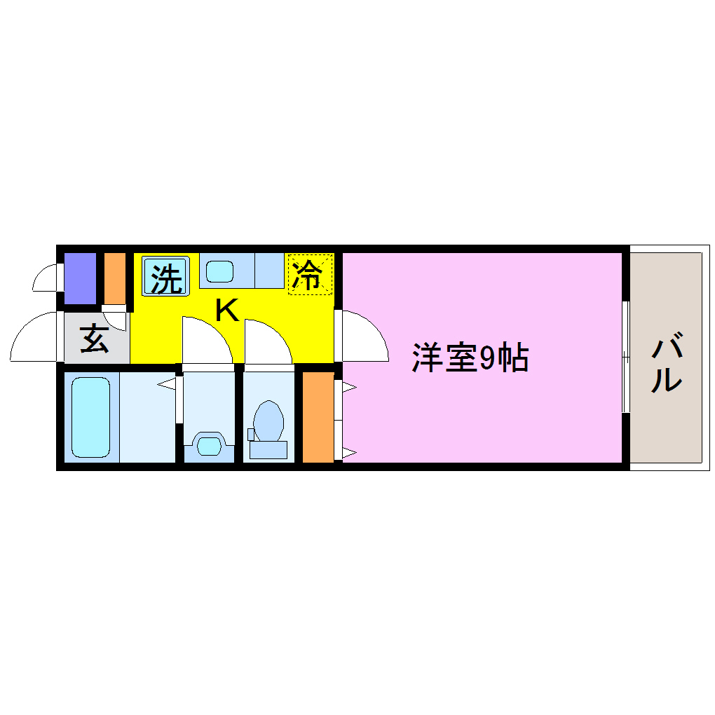 メゾンクレアの間取り写真