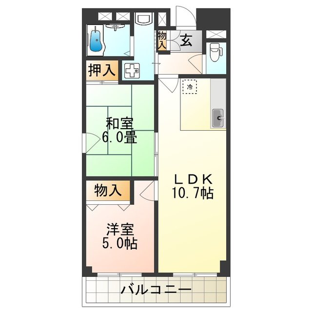 グランディール阪南町の間取り写真