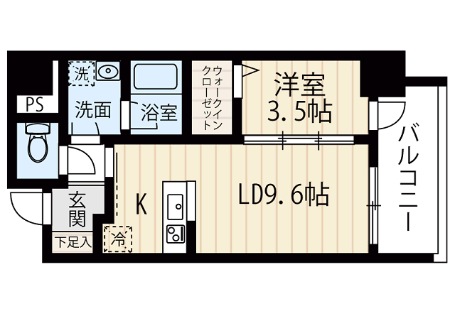 ESTRELA高宮の間取り写真