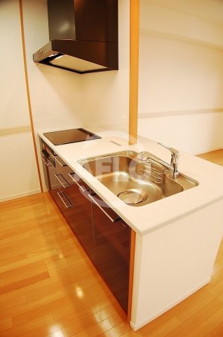 キッチン　ロイヤルパークスなんば　3口ＩＨシステムカウンターキッチン（