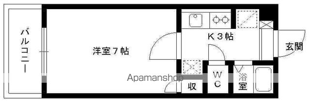 ＪＲ鹿児島本線 箱崎駅 徒歩13分 7階建 築35年の間取り写真