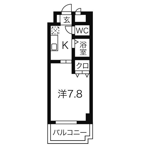 びい6植田の間取り写真