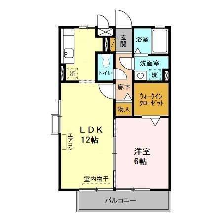 ＪＲ常磐線 佐和駅 徒歩32分 3階建 築22年の間取り写真