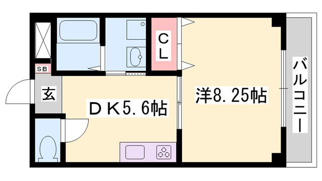 ヴァンクレールIの間取り写真
