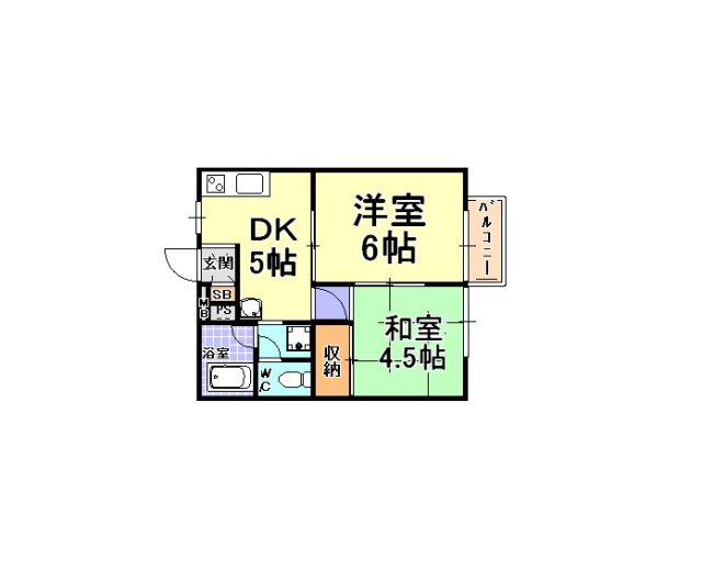 メゾンルミエールの間取り写真