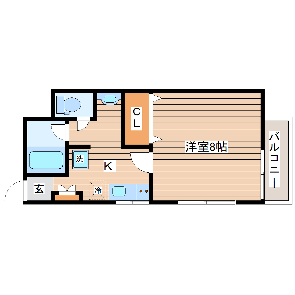 アスコット西多賀の間取り写真
