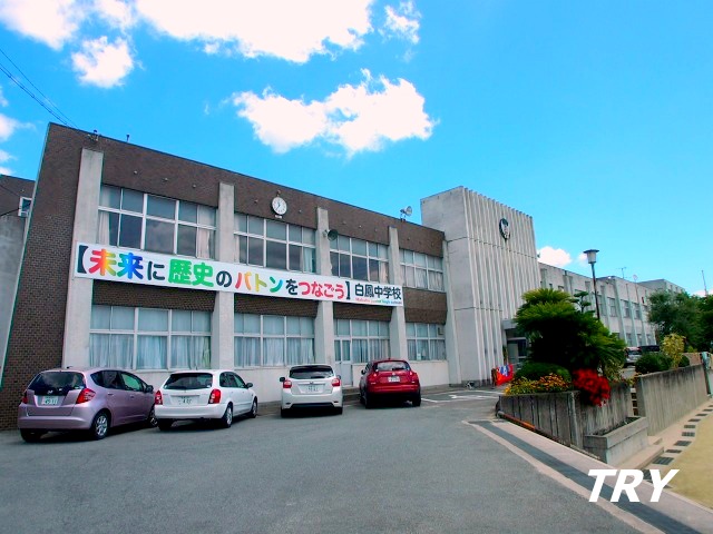 中学校　葛城市立白鳳中学校（中学校）まで1162m