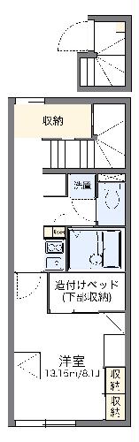 レオパレスカモミールの間取り