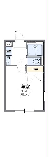 レオパレスＨＡＴＵＳＩＢＡの間取り