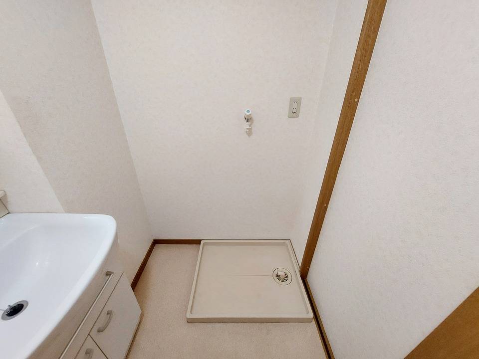 洗面設備　洗濯機置場