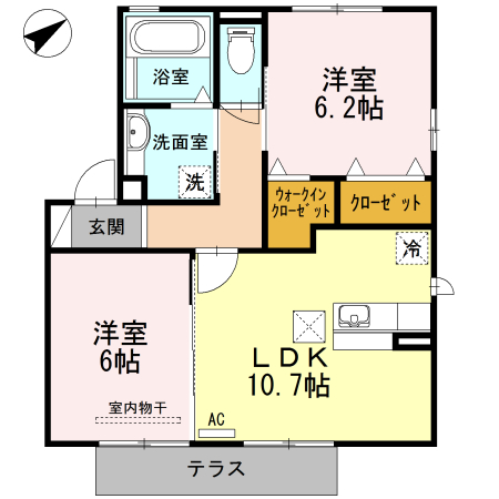 アーク　ホンダの間取り