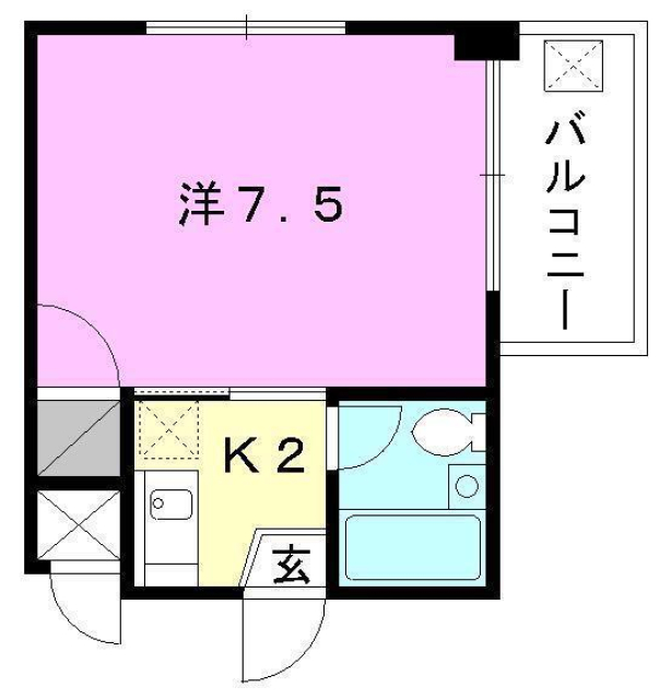 松山市湊町のマンションの間取り