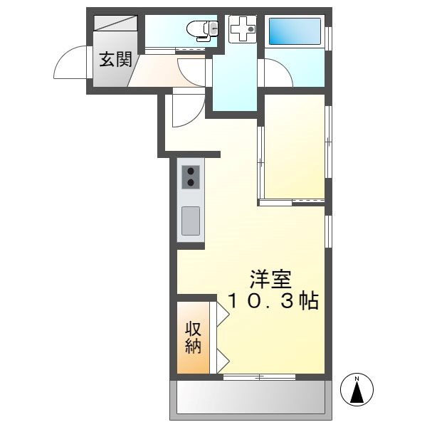 Mina八事石坂の間取り