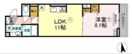 グラナーデ東日暮里2の間取り