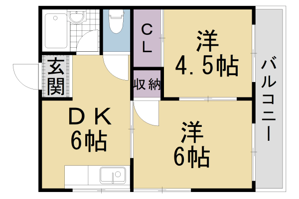 ロイヤルコーポの間取り