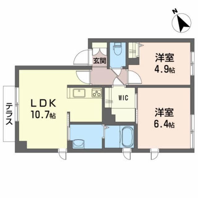 シャーメゾン中園の間取り