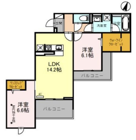 プランドール（富士見）の間取り