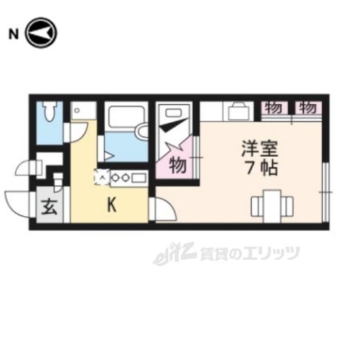 レオパレス八日市インター前の間取り