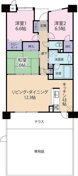 Ｄグランセ音羽町駅の間取り