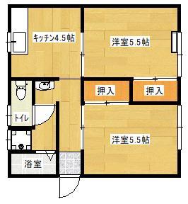 第五オリオンハイツの間取り