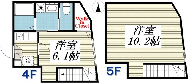 足立区千住東のマンションの間取り