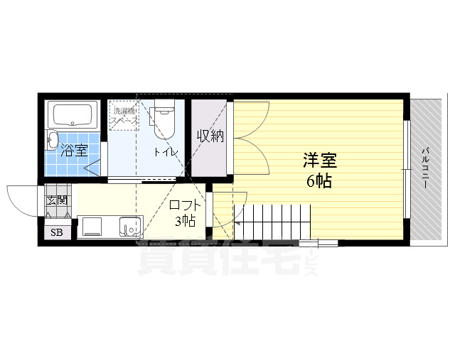 テニスヴィレッジ2の間取り